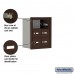 Salsbury Cell Phone Storage Locker - 3 Door High Unit (8 Inch Deep Compartments) - 6 A Doors - Bronze - Recessed Mounted - Master Keyed Locks  19038-06ZRK